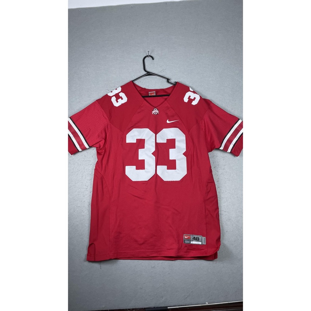 Nike Red and White Men's Jersey